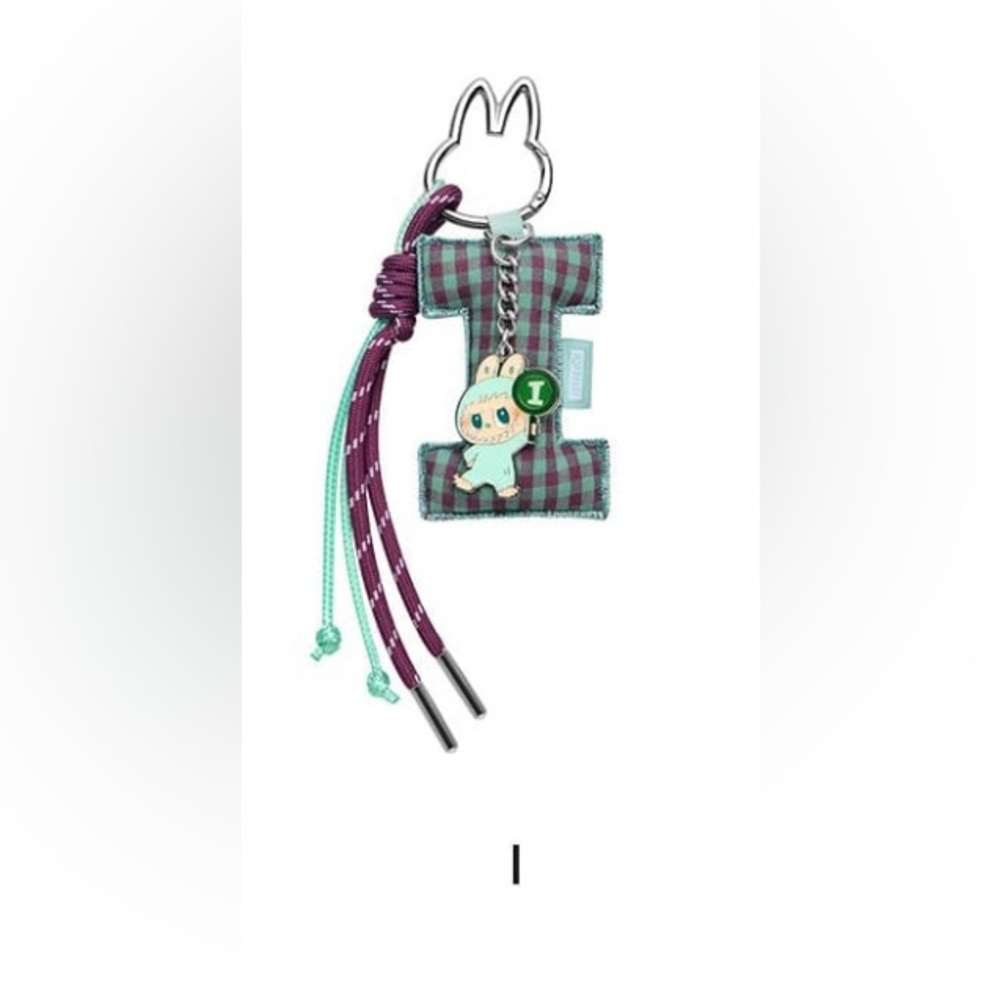 🆕SEALED box 🟥 LABUBU “Pin For Love PENDANT” 🩵Letter “i”💜Guaranteed 🟥POP MART🟥